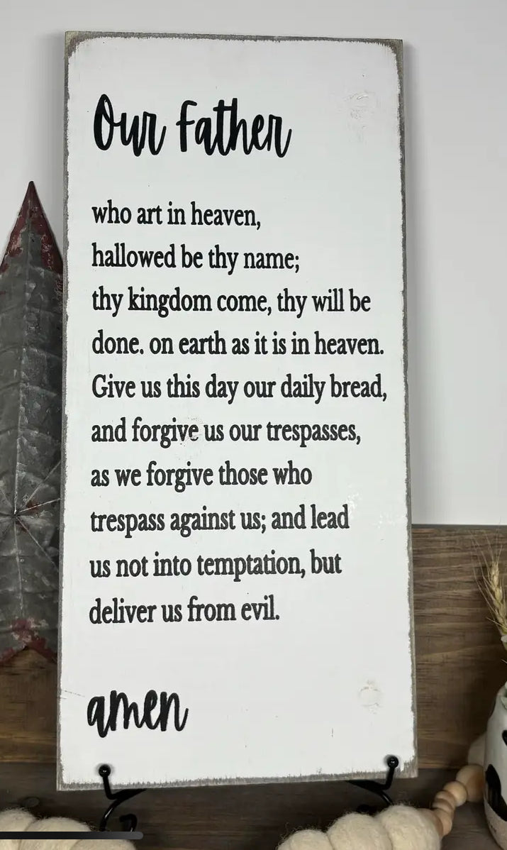 OUR FATHER PRAYER tote 6