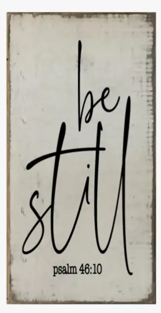BE STILL tote 7