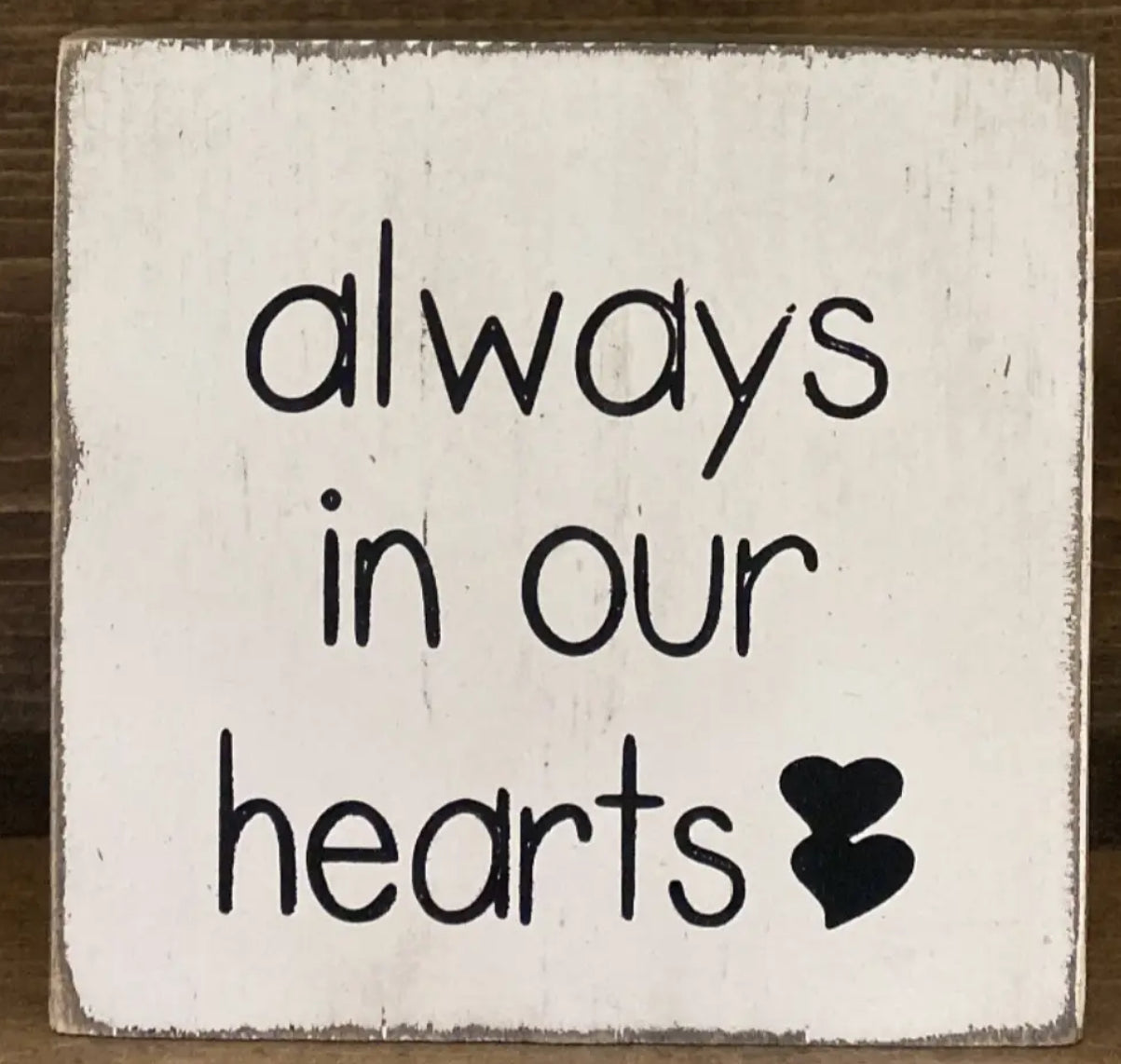 Always in our hearts 7X7X1 Tote 10