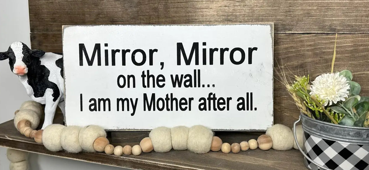 MIRROR MIRROR ON THE WALL tote 2