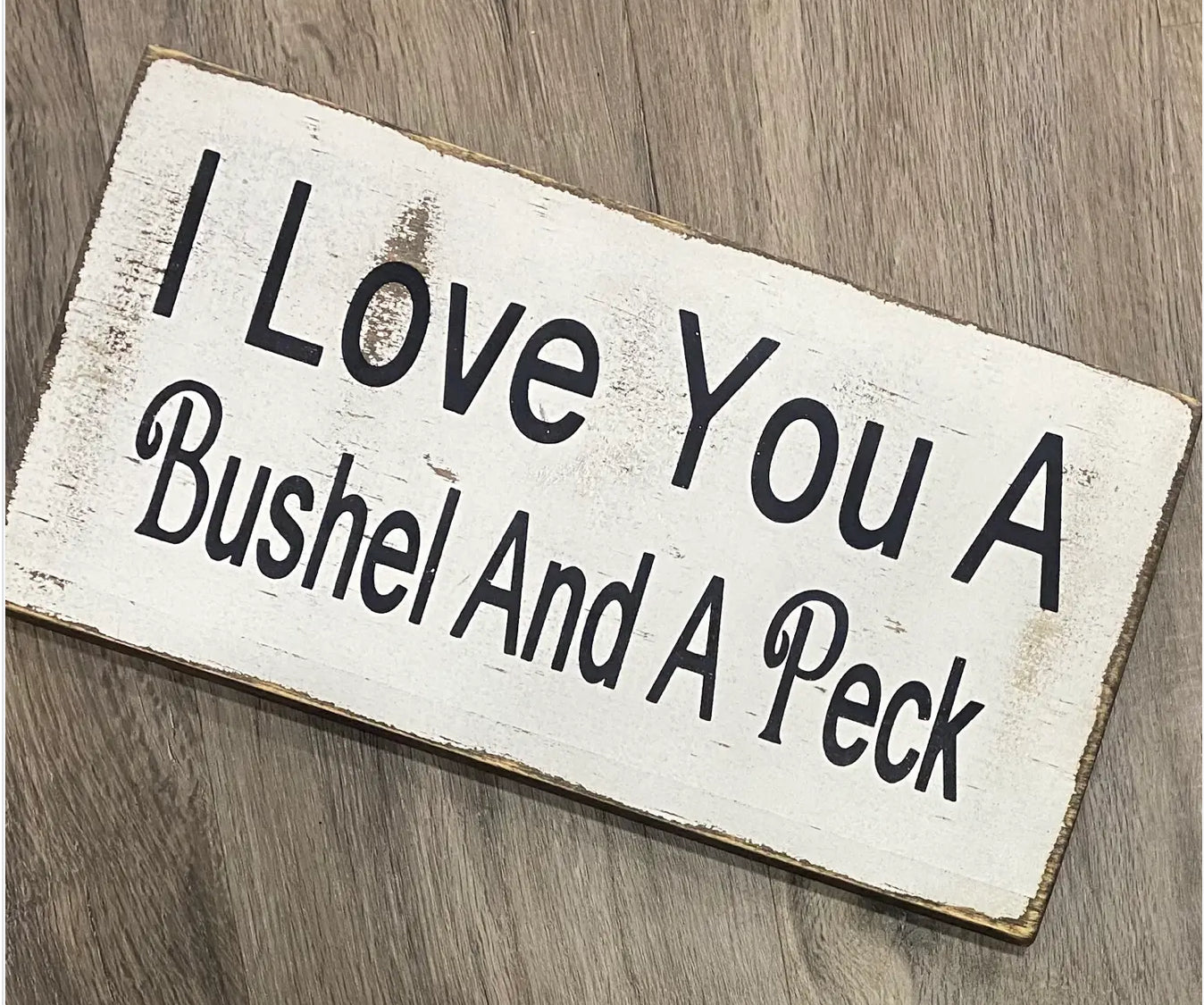 I LOVE YOU A BUSHEL AND A PECK Tote 2