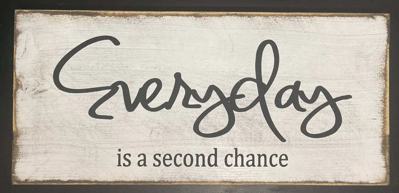 EVERYDAY IS A SECOND CHANCE tote 2