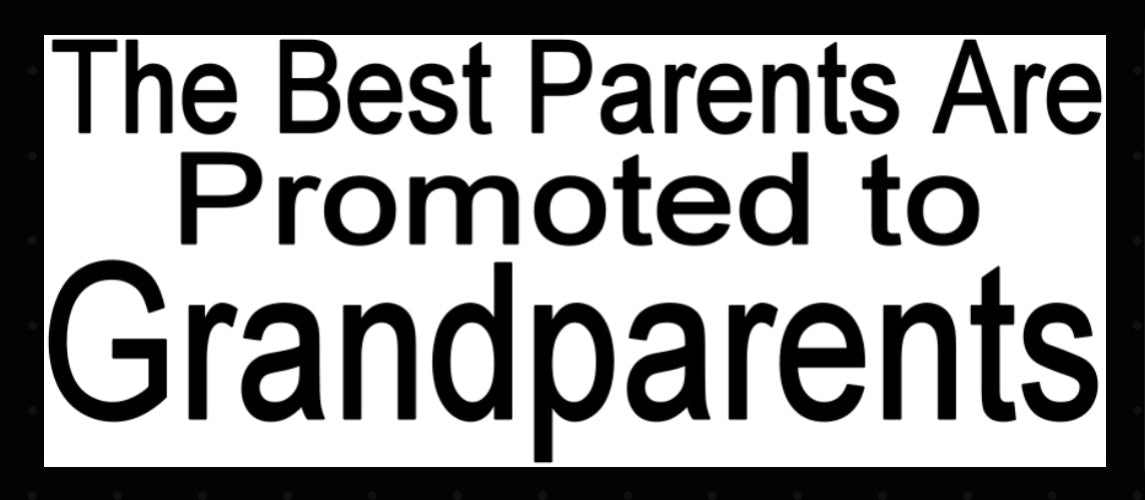 THE BEST PARENTS GET PROMOTED