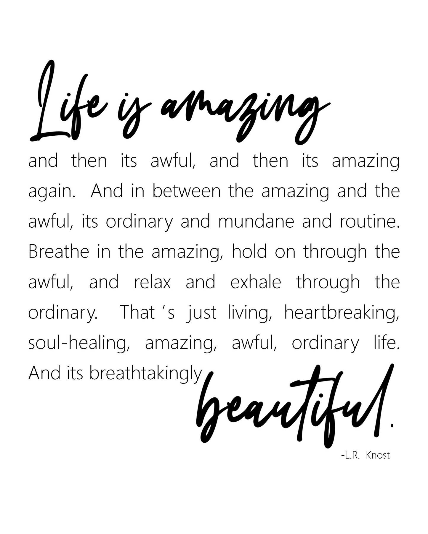 LIFE IS AMAZING tote 6