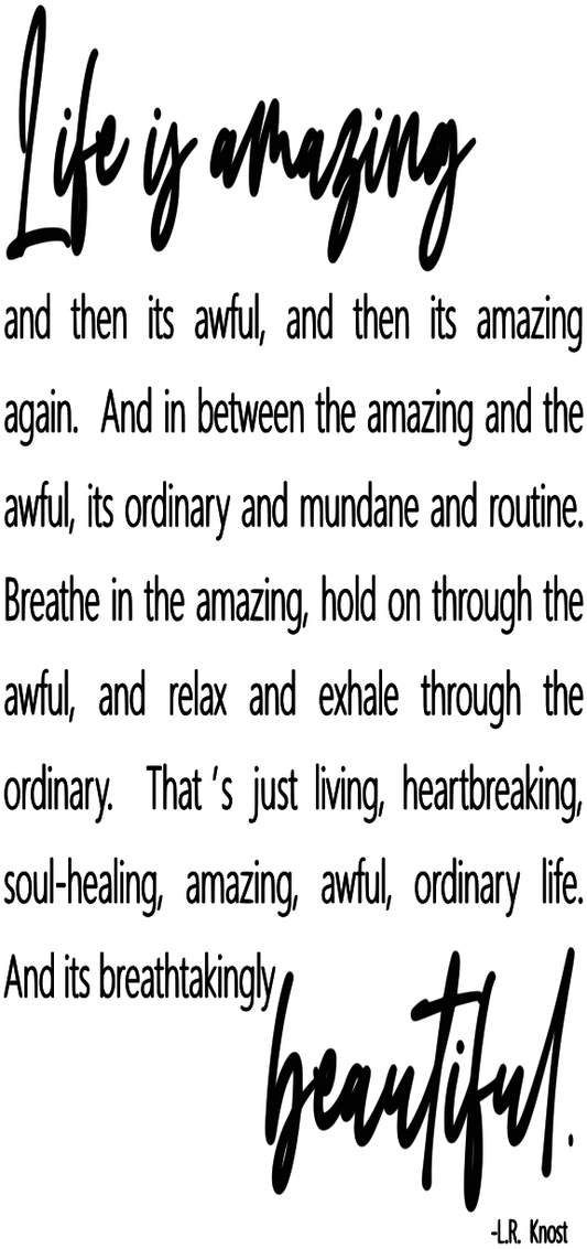 LIFE IS AMAZING tote 6