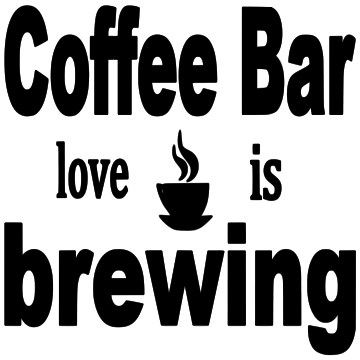 COFFEE BAR LOVE IS BREWING tote 10