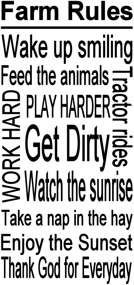 FARM RULES