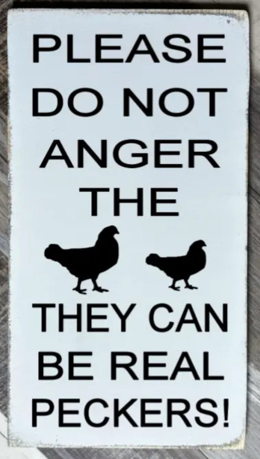 Please do not enter the chickens  tote 4