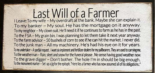 Last will of a farmer  tote 5