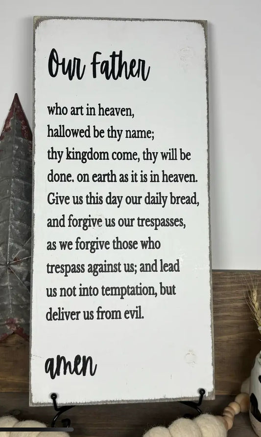 OUR FATHER PRAYER tote 6
