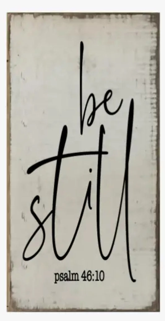 BE STILL tote 7