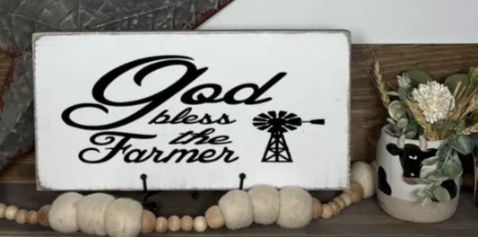 GOD BLESS THE FARMER tote 5