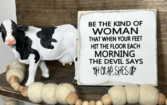 Be the kind of woman  tote 10