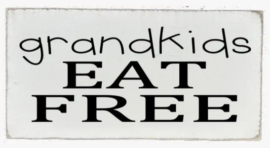 Grandkids eat free  Tote 10