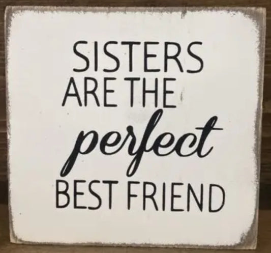 SISTERS ARE THE PERFECT BESTFRIEND tote 10