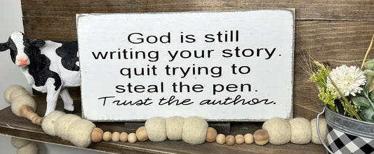 GOD IS STILL WRITING YOUR STORY tote 2