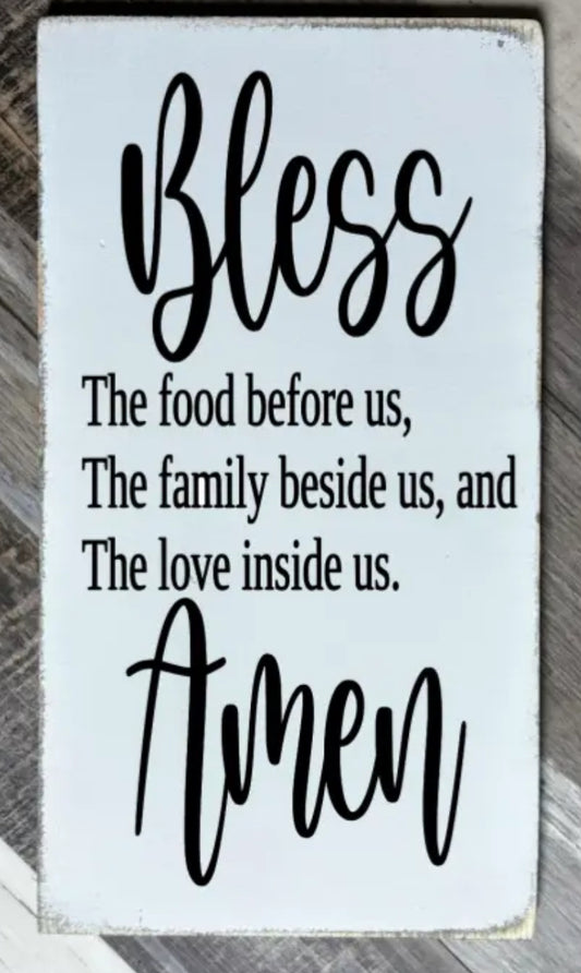 BLESS THE FOOD AMEN Tote 2