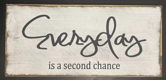 EVERYDAY IS A SECOND CHANCE tote 2