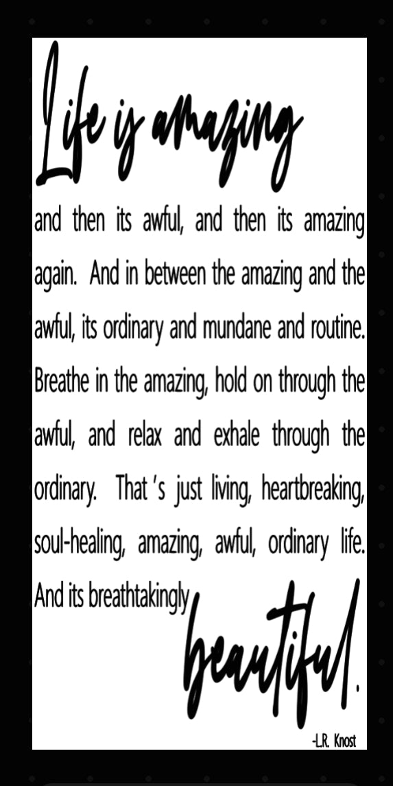 LIFE IS AMAZING tote 6