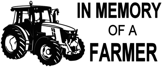 IN MEMORY OF A FARMER BENCH