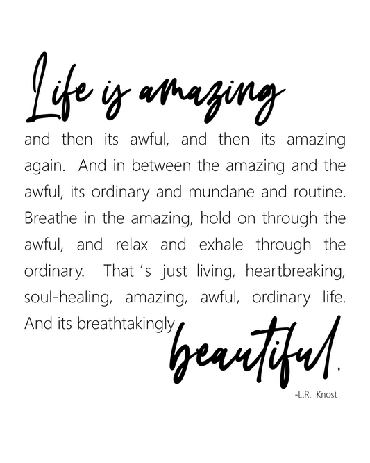 LIFE IS AMAZING tote 6