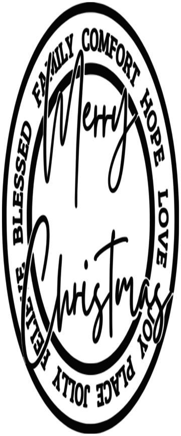 MERRY XMAS CIRCLE