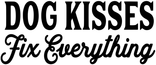 DOG KISSES FIX EVERYTHING tote 7
