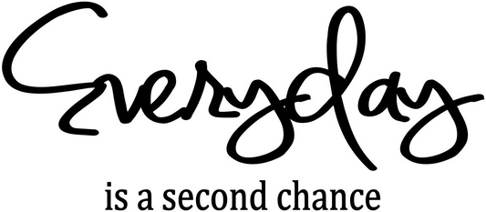EVERYDAY IS A SECOND CHANCE tote 6