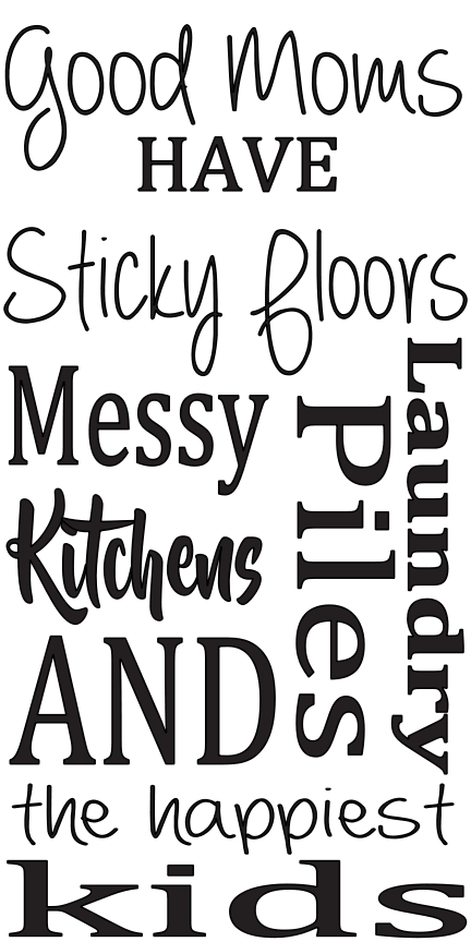 GOOD MOMS HAVE STICKY FLOORS tote 7