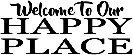 WELCOME TO OUR HAPPY PLACE tote 8