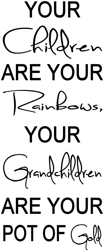 Your children RAINBOW