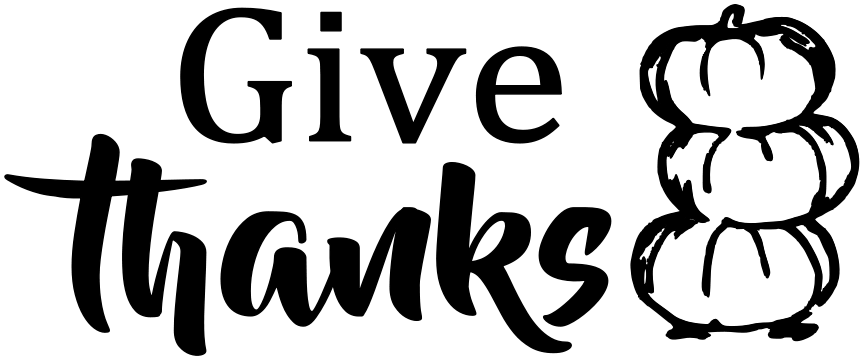 GIVE THANKS WITH PUMPKINS